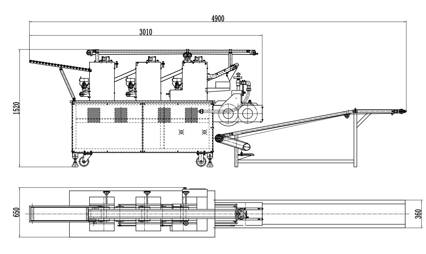 LAYOUT DRAWING OF DUMPLING MACHINE LAYOUT DRAWING OF DUMPLING MACHINE